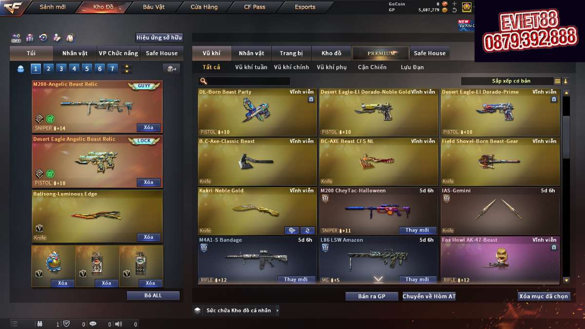 shop acc cf uy tin gia re